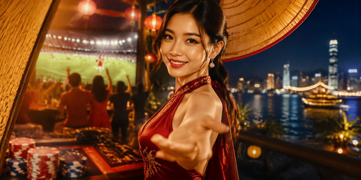 Cảnh biển Nha Trang với nón lá và người dùng truy cập dịch vụ cá cược xa3 trên điện thoại